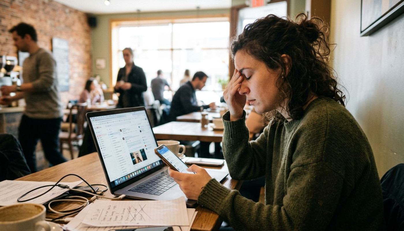 Les effets de la surcharge informationnelle sur notre bien-être mental